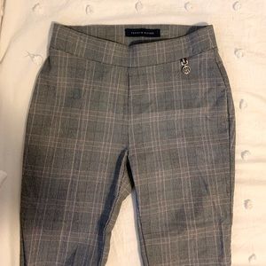 Tommy Hilfiger Gray Plaid Dress Pants